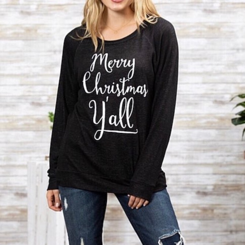 Merry Christmas Y’all long sleeve